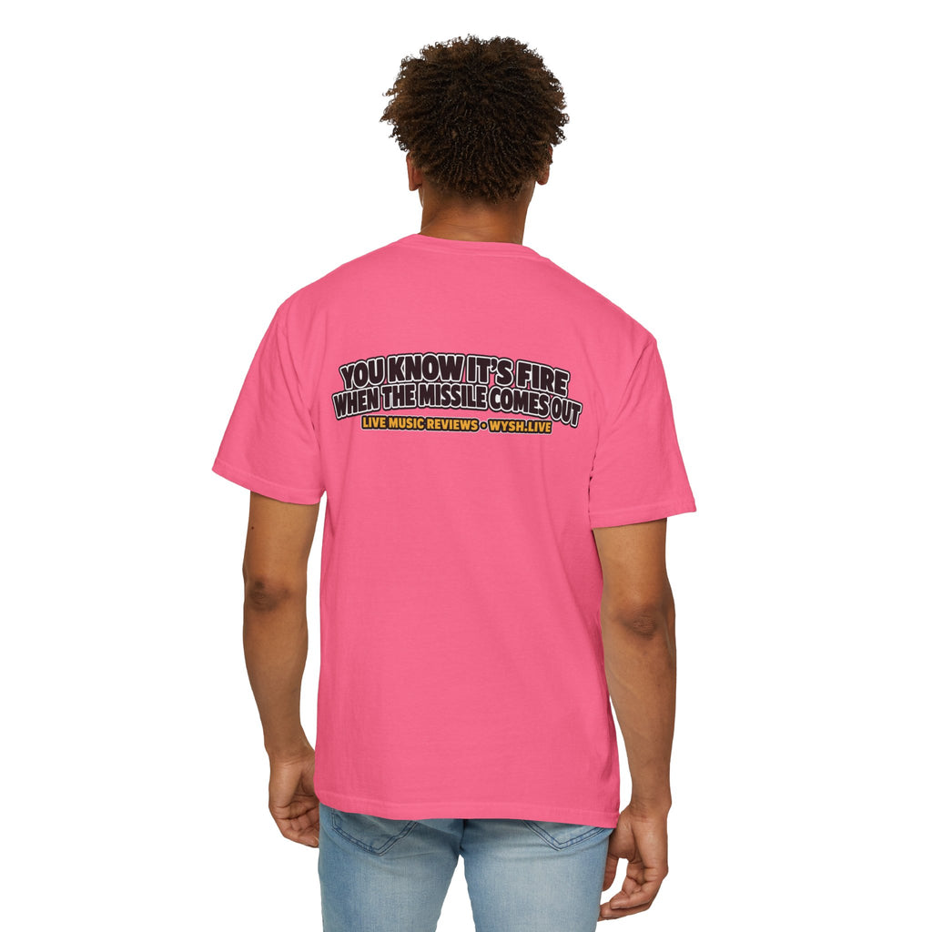 The Meat Missile Hot Dog Tee — Front & Back Design | WYSH.LIVE