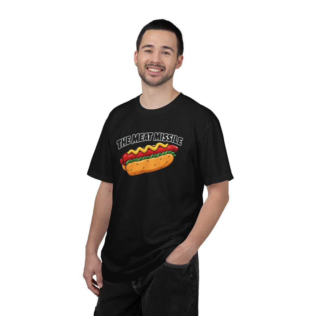 The Meat Missile Hot Dog Tee — Front & Back Design | WYSH.LIVE