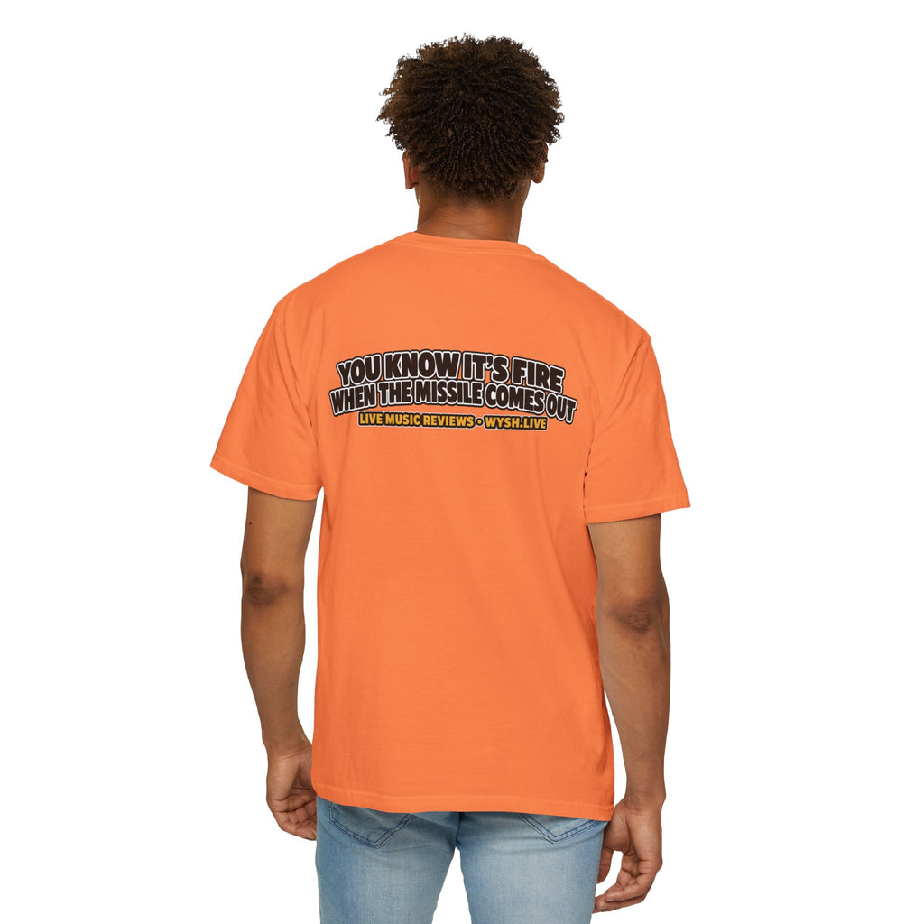 The Meat Missile Hot Dog Tee — Front & Back Design | WYSH.LIVE