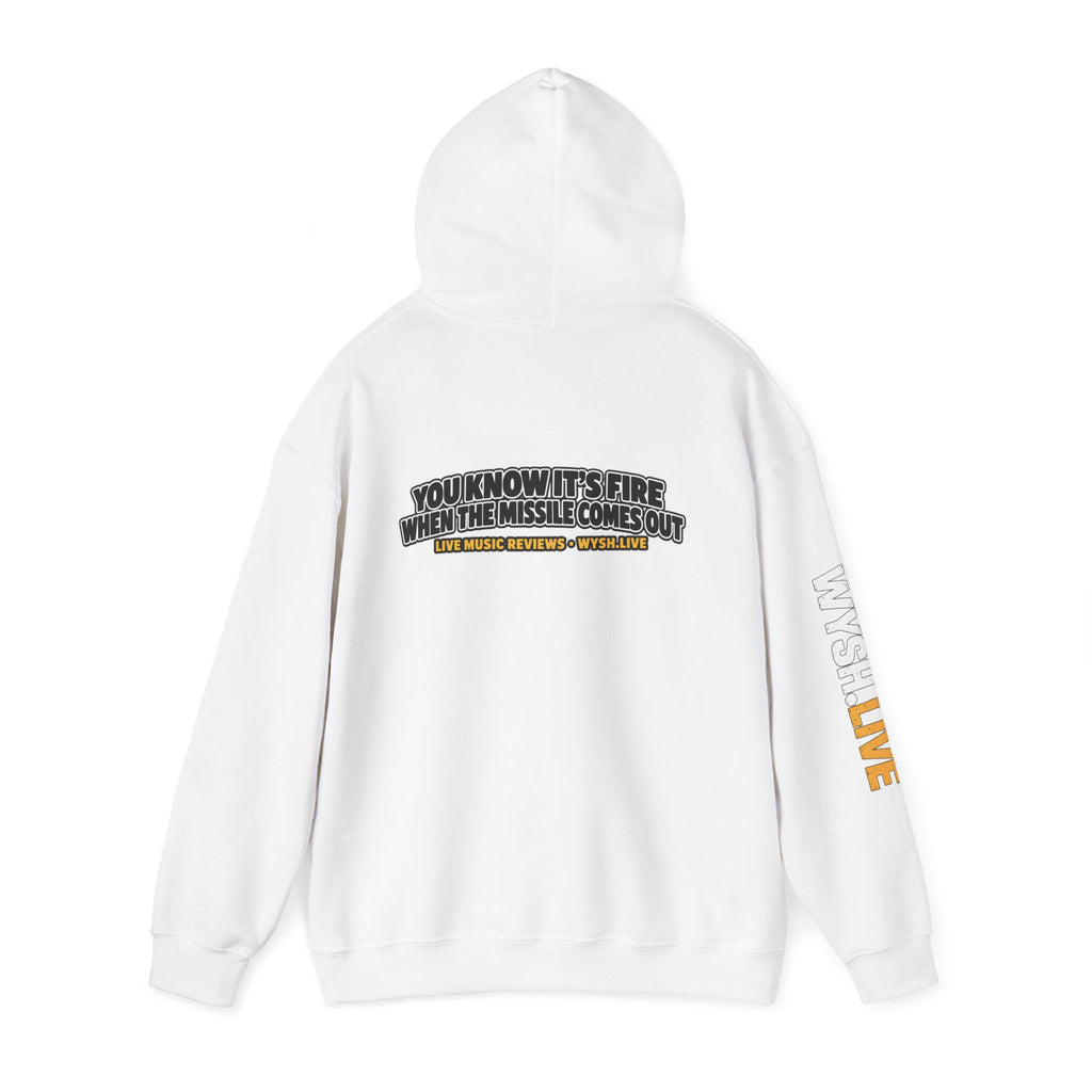 The Meat Missile Hot Dog Hoodie | WYSH.LIVE Sleeve Print