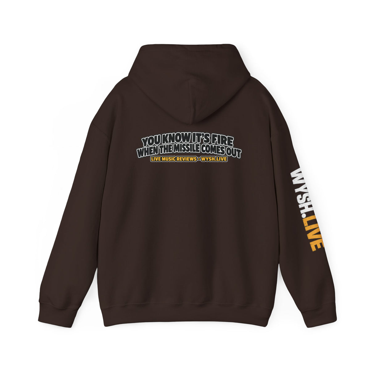 The Meat Missile Hot Dog Hoodie | WYSH.LIVE Sleeve Print