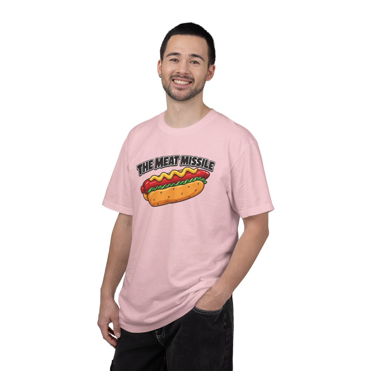 The Meat Missile Hot Dog Tee — Front & Back Design | WYSH.LIVE