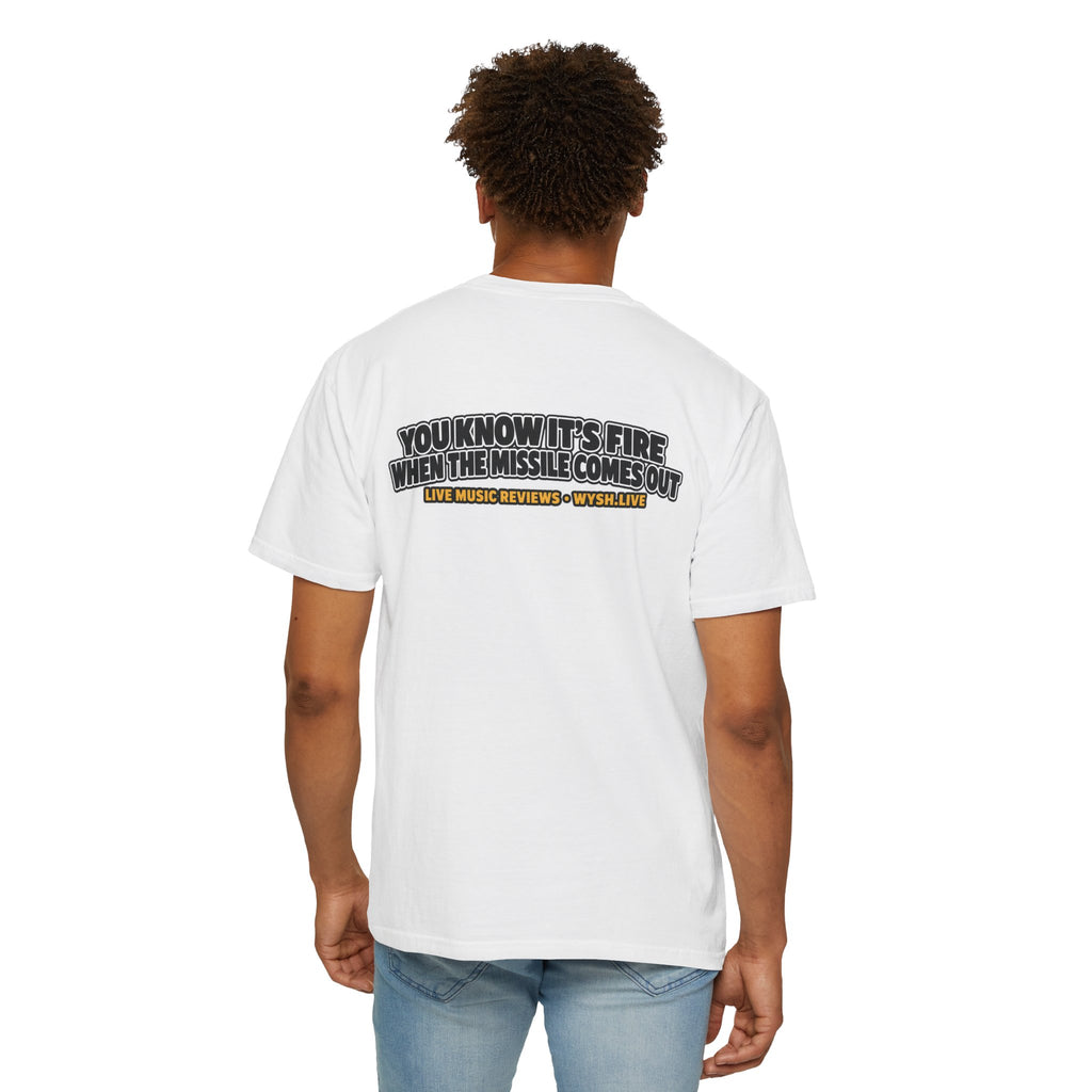 The Meat Missile Hot Dog Tee — Front & Back Design | WYSH.LIVE