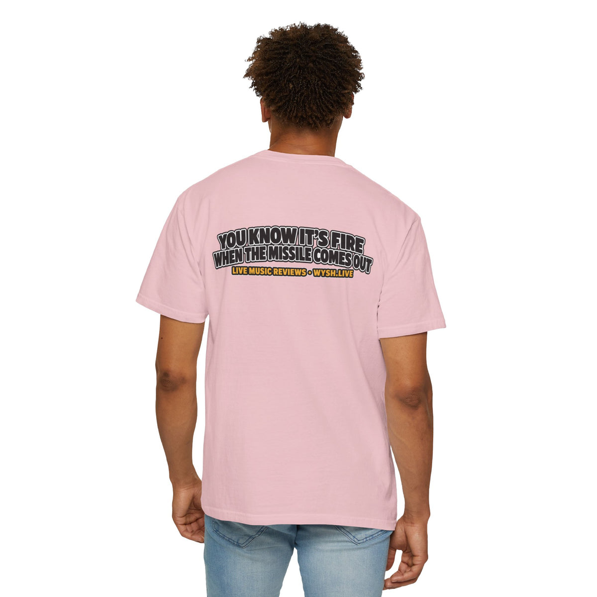 The Meat Missile Hot Dog Tee — Front & Back Design | WYSH.LIVE