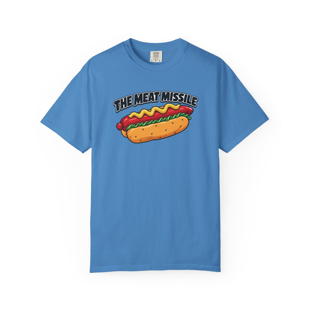 The Meat Missile Hot Dog Tee — Front & Back Design | WYSH.LIVE
