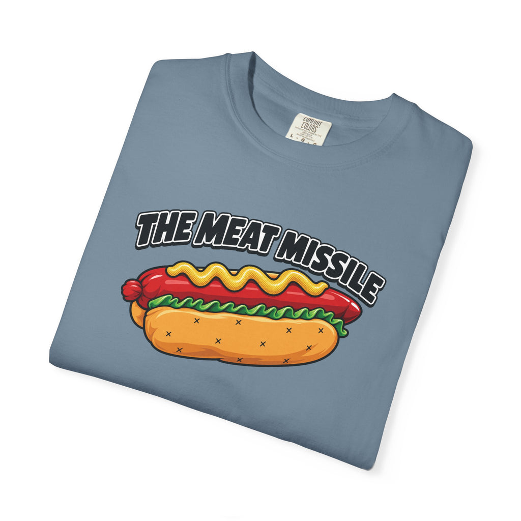 The Meat Missile Hot Dog Tee — Front & Back Design | WYSH.LIVE
