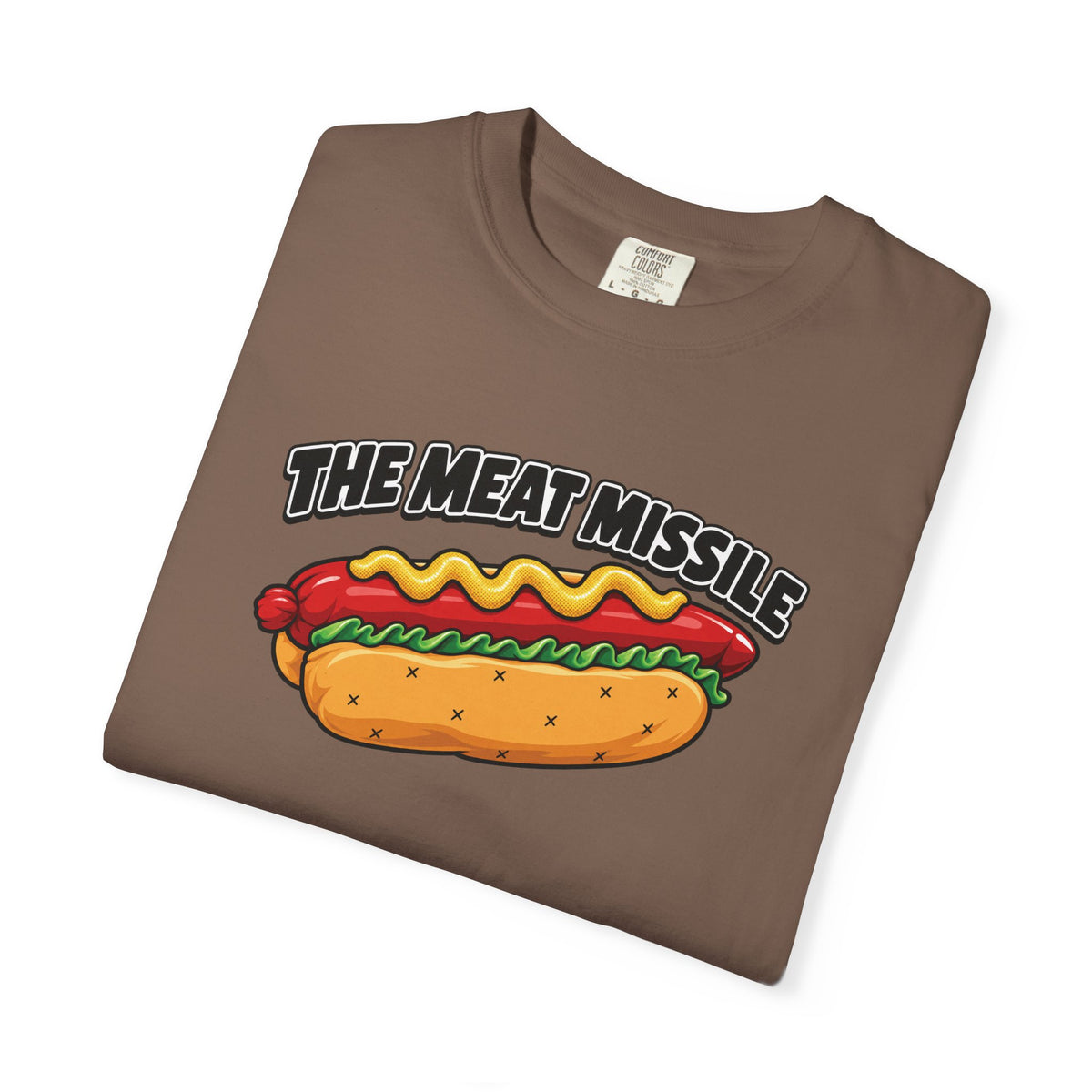 The Meat Missile Hot Dog Tee — Front & Back Design | WYSH.LIVE