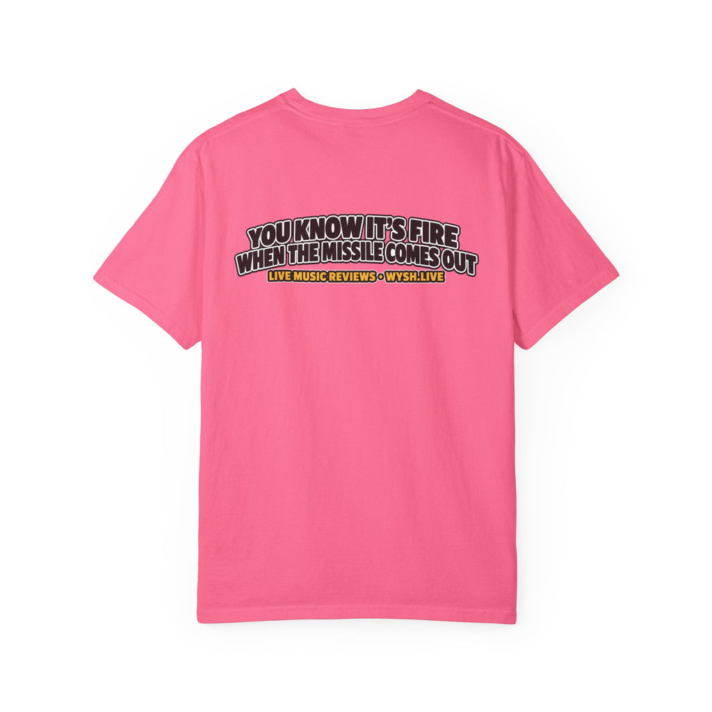 The Meat Missile Hot Dog Tee — Front & Back Design | WYSH.LIVE