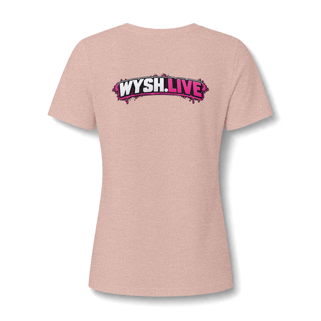 WYSH Live Reviews Women's V-Neck Tee | WYSH.LIVE
