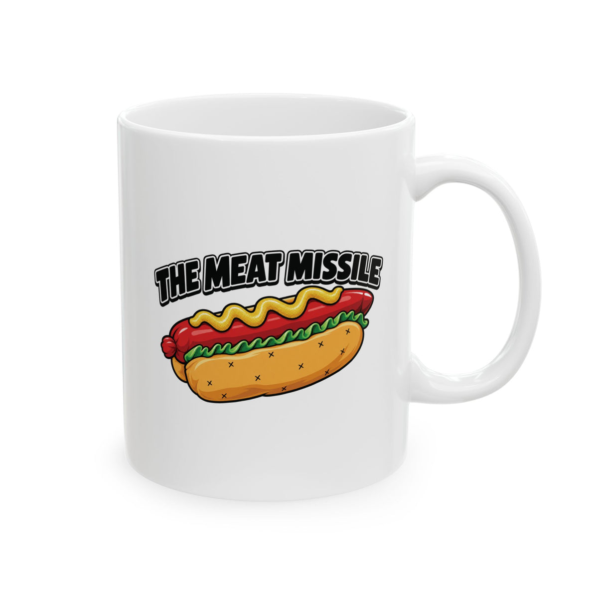 The Meat Missile Hot Dog Mug | WYSH.LIVE