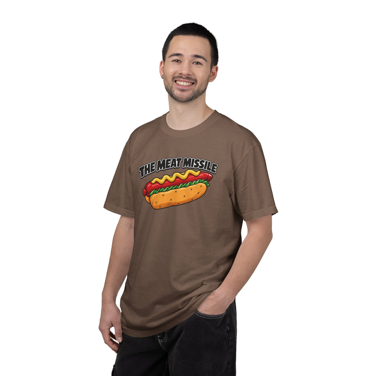 The Meat Missile Hot Dog Tee — Front & Back Design | WYSH.LIVE