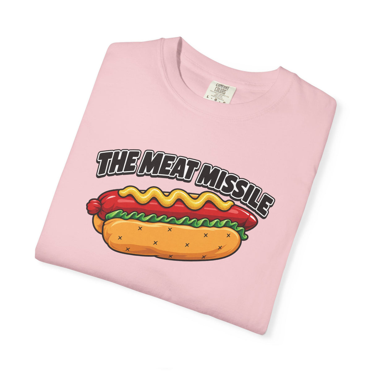 The Meat Missile Hot Dog Tee — Front & Back Design | WYSH.LIVE