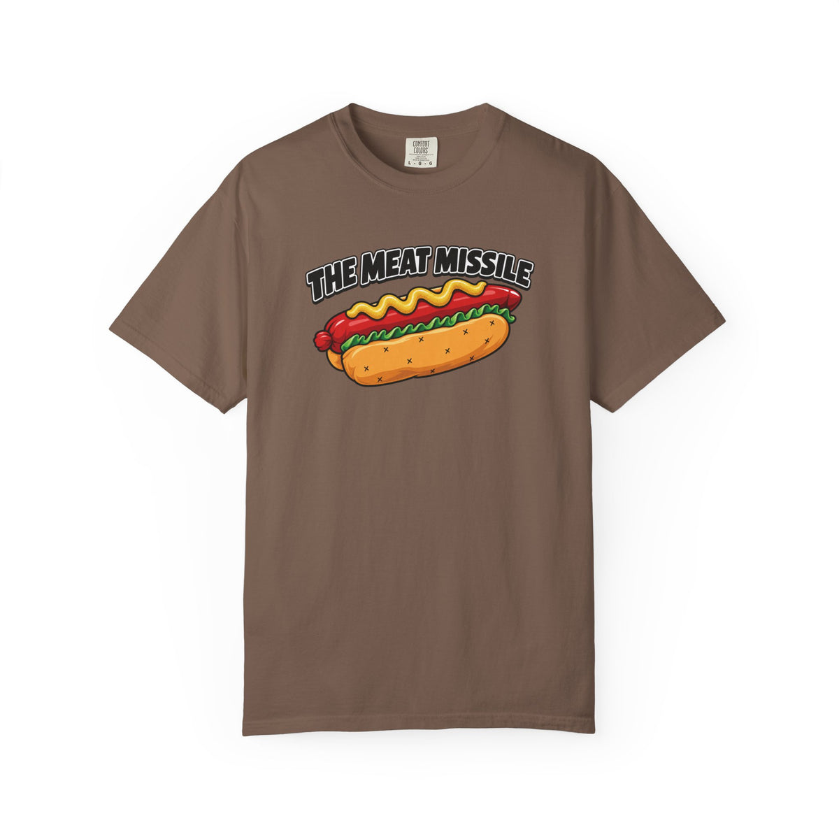 The Meat Missile Hot Dog Tee — Front & Back Design | WYSH.LIVE